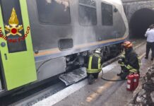 Airole, principio di incendio su un treno della linea Ventimiglia-Cuneo: passeggeri evacuati