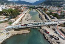 Nuovo ponte ciclopedonale tra Riva Ligure e Taggia, superato il collaudo: opera pronta entro fine estate