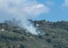 Dolceacqua, incendio sulle alture del borgo: fiamme vicino alle abitazioni incendio dolceacqua