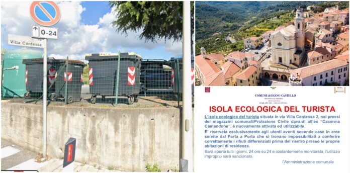 isola ecologica del turista diano castello isola ecologica del turista diano castello