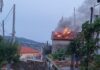 Villa Faraldi, incendio nel centro storico: a fuoco il tetto di un’abitazione incendio villa faraldi
