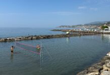 Santo Stefano al Mare, tornano i campi da beach volley in acqua sotto il lungomare di piazza Cavour
