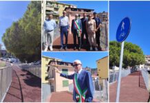 Imperia, inaugurata la nuova passerella tra via Andreoli e il Pump Track: “Passo verso un quartiere più connesso, sicuro e vivibile” passerella ciclopedonale a Castelvecchio