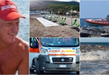 Un’altra tragedia in mare nel Ponente ligure, morti un bagnino e un uomo durante un soccorso ad Andora Fabrizio Valente bagnino andora