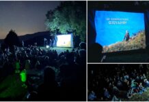 Molini di Triora, in centinaia sui pascoli di Drego per la proiezione sotto le stelle di “Lo Chiamavano Giuvanin”