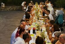 Pompeiana, Cuori e Ciasse riunisce il paese con la seconda “Cena Condivisa”