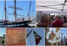 Vele d’Epoca Imperia: presa d’assalto la nave Palinuro. I visitatori a bordo: “Meravigliosa, simbolo della storia del mare” palinuro (1)