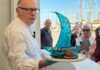 Lo chef Alessandro Racca protagonista alle Vele d’Epoca di Imperia: ecco il dolce a forma di riccio di mare