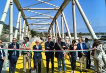 Taggia-Riva Ligure, aperto il nuovo ponte ciclopedonale alla foce dell’Argentina ponte ciclabile riva ligure-taggia