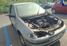 Ventimiglia, rimossi 5 mezzi abbandonati dal parcheggio di corso Francia