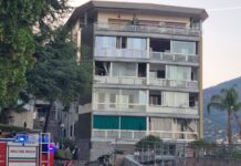 Sanremo, incendio in un appartamento di via Galileo Galilei: evacuati circa 100 residenti