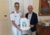 Sanremo, il sindaco Mager riceve il nuovo comandante della Capitaneria di Imperia Marco Sansò