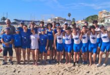 “Beach sprint rowing & canoe”, la Canottieri Sanremo vince la combinata ai bagni Morgana Canottieri Sanremo