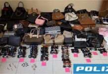 Ventimiglia, blitz al mercato settimanale: sequestrati 200 pezzi di pelletteria contraffatta