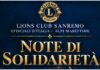 ‘Note di Solidarietà’: a Sanremo una serata benefica del Lions Club Sanremo