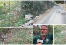 Imperia, perdita idrica in Strada Cason della Guardia. L’esasperazione di un residente: “La mia campagna allagata e Rivieracqua non interviene”
