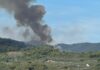 Incendio a San Bartolomeo al Mare, fiamme nell’entroterra di Pairola incendio san bartolomeo al mare