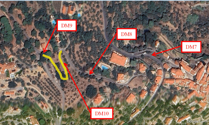 Chiusura strada per DM10