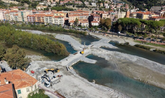 lavori passerella roja ventimiglia